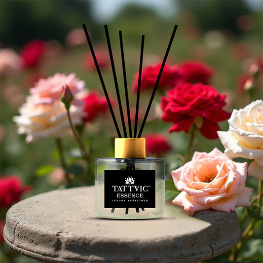 Tattvic Essence Reed Diffuser Set – Rose & Oud
