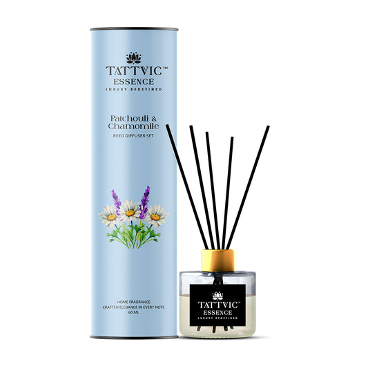 Tattvic Essence Reed Diffuser Set – Patchouli and Chamomile