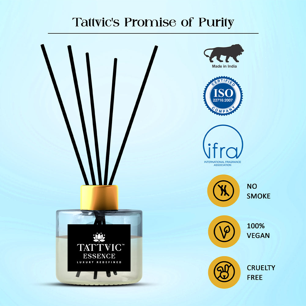 Tattvic Essence Reed Diffuser Set – Patchouli and Chamomile
