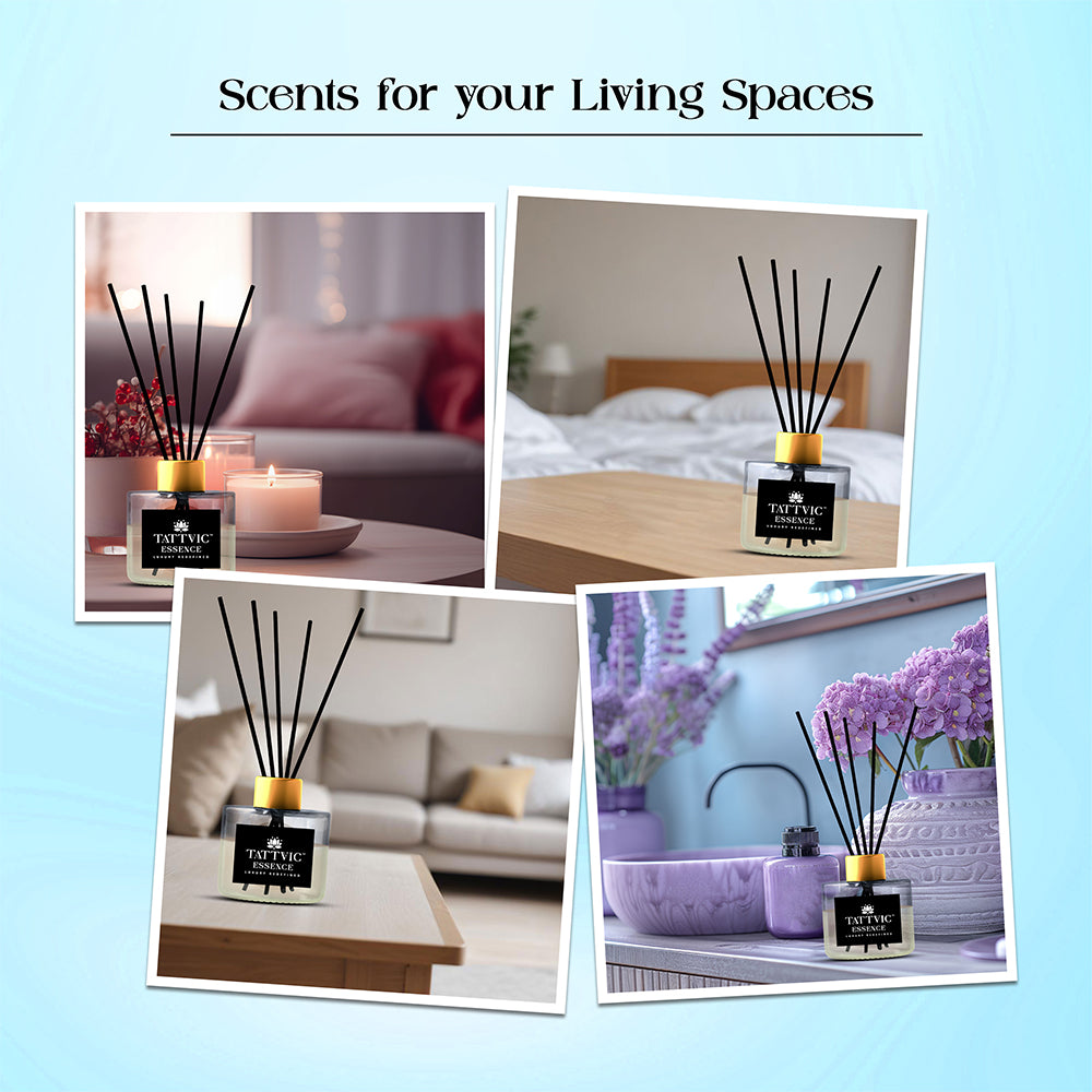 Tattvic Essence Reed Diffuser Set – Patchouli and Chamomile