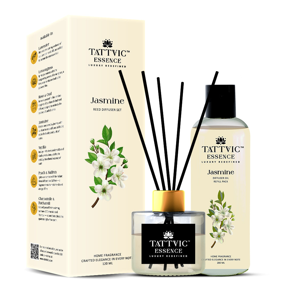 Tattvic Essence Reed Diffuser Set – Jasmine