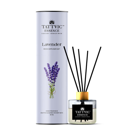 Tattvic Essence Reed Diffuser Set – Lavender