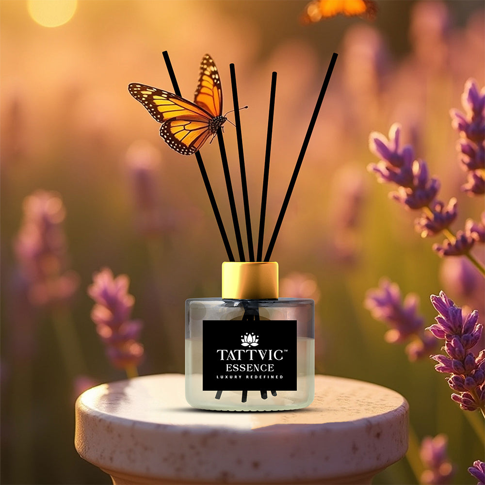 Tattvic Essence Reed Diffuser Set – Lavender