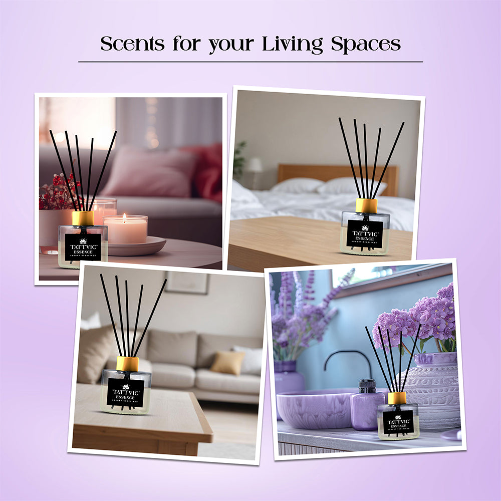 Tattvic Essence Reed Diffuser Set – Lavender