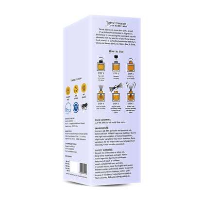 Tattvic Essence Reed Diffuser Set – Lavender