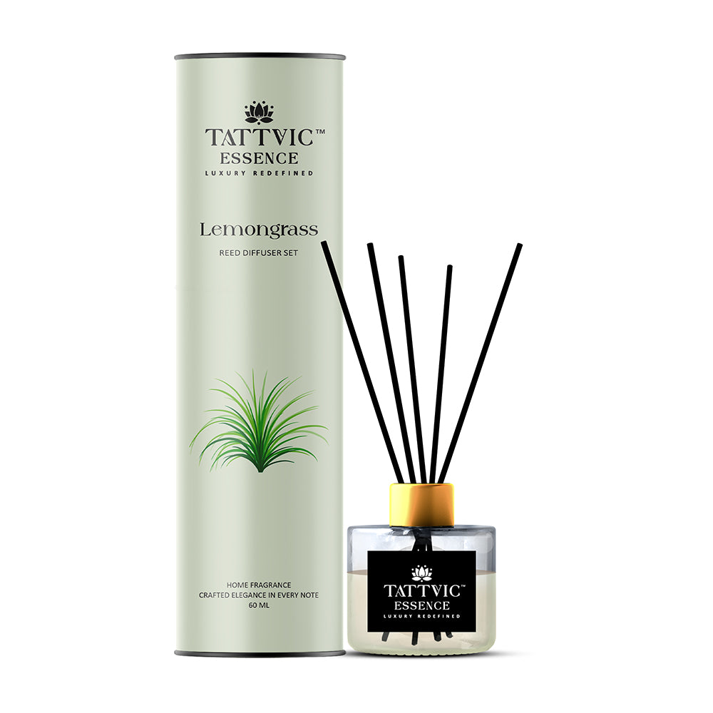 Tattvic Essence Reed Diffuser Set – Lemongrass