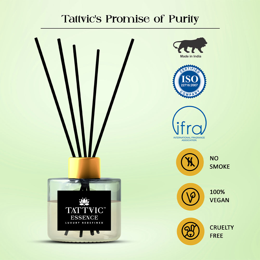 Tattvic Essence Reed Diffuser Set – Lemongrass