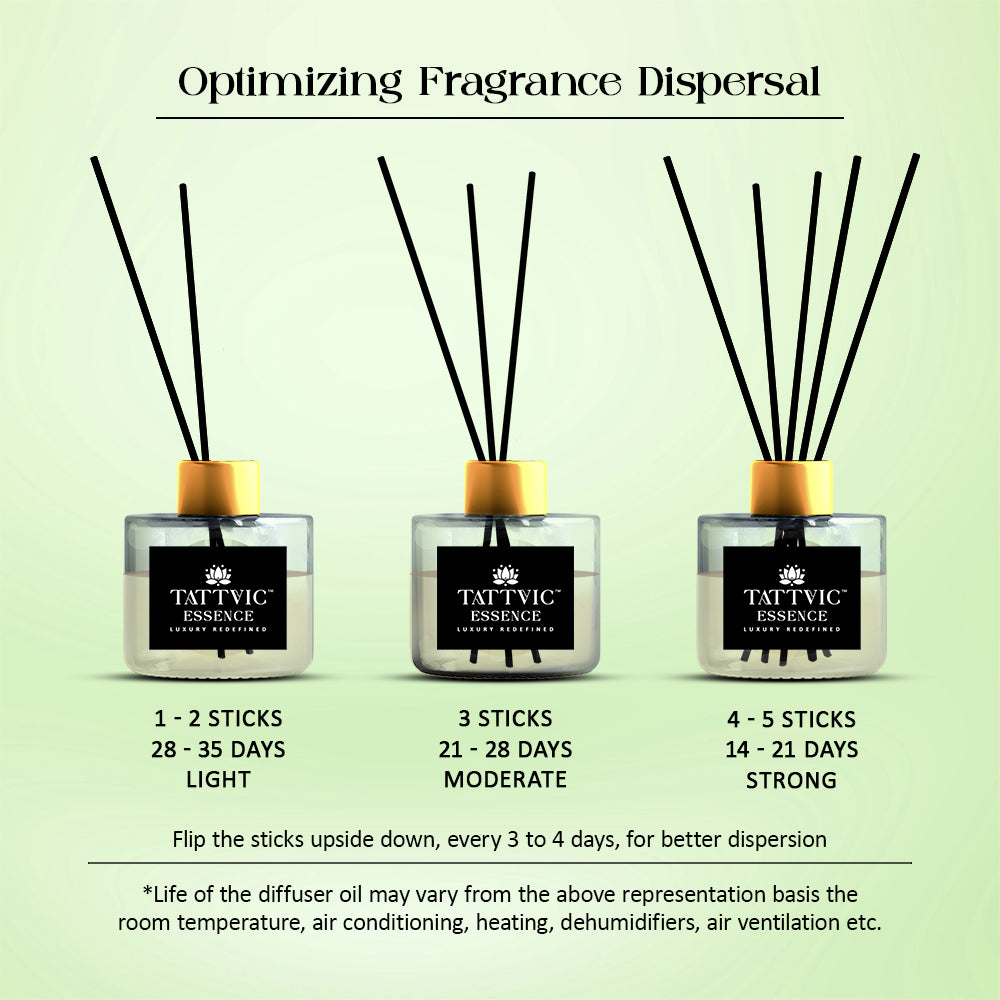 Tattvic Essence Reed Diffuser Set – Lemongrass