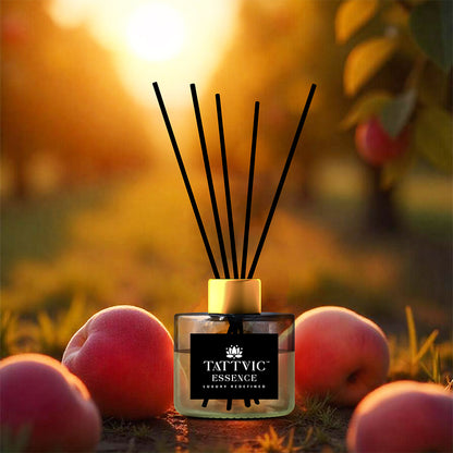 Tattvic Essence Reed Diffuser Set – Peach and Saffron