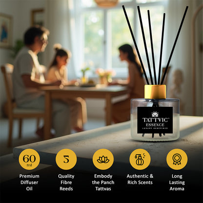 Tattvic Essence Reed Diffuser Set – Rose & Oud