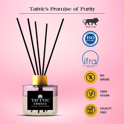 Tattvic Essence Reed Diffuser Set – Rose & Oud