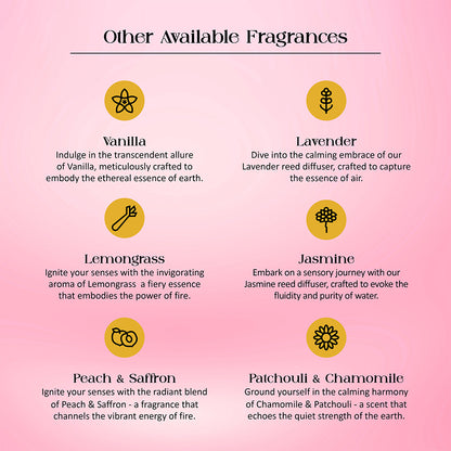 Tattvic Essence Reed Diffuser Set – Rose & Oud