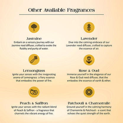 Tattvic Essence Reed Diffuser Set – Vanilla